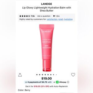 LANEIGE Lip Glowy Balm Berry